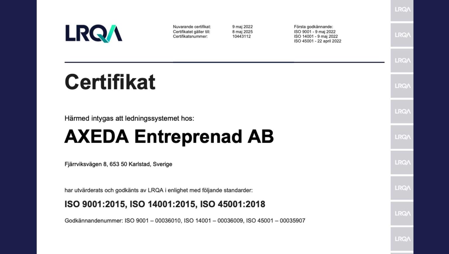 Axeda Certifieringar 1536X869